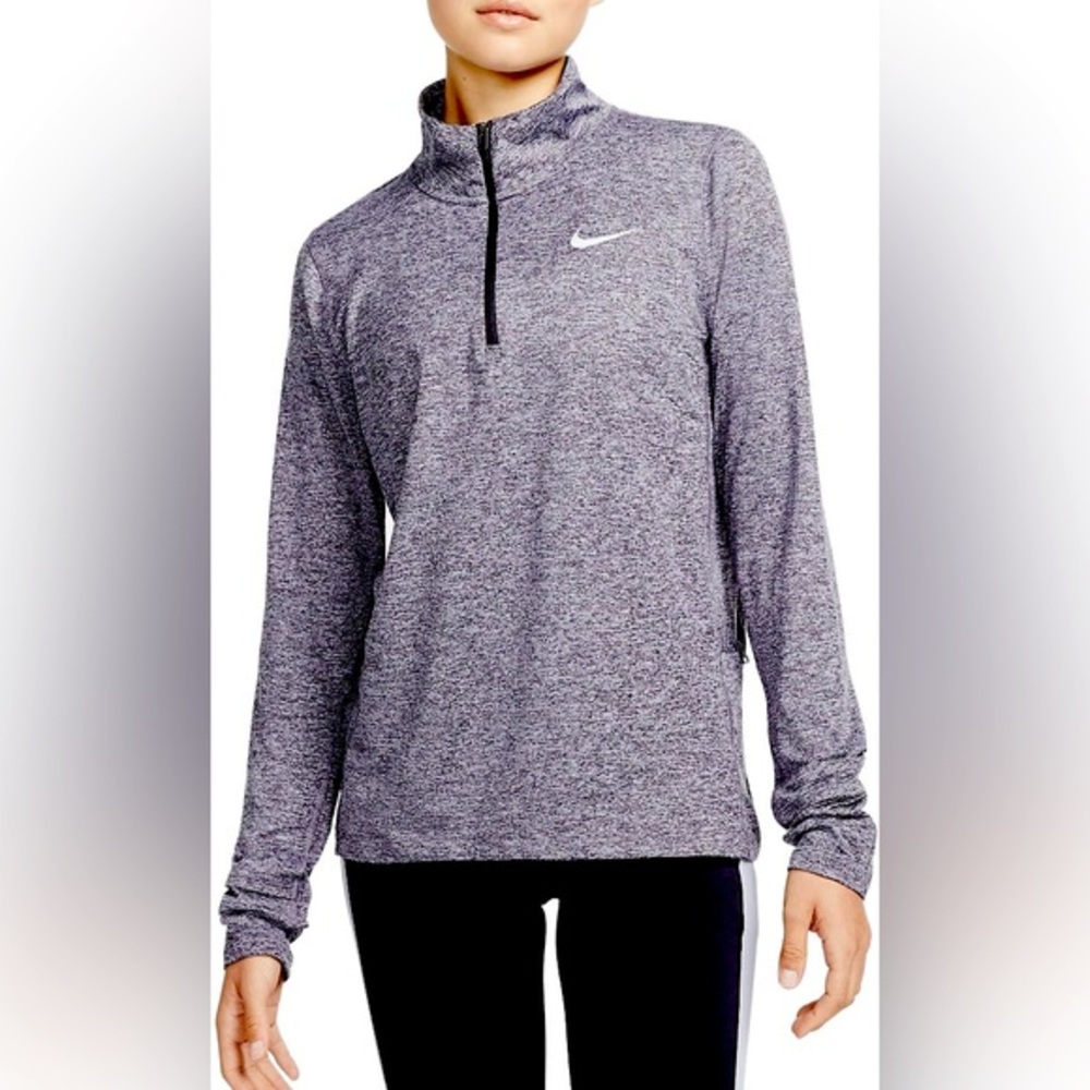 Nike Dri-FIT Element Grey Long Sleeve Women's 1/2 Zip Top - Small NWOT